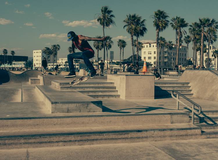 skater jumping